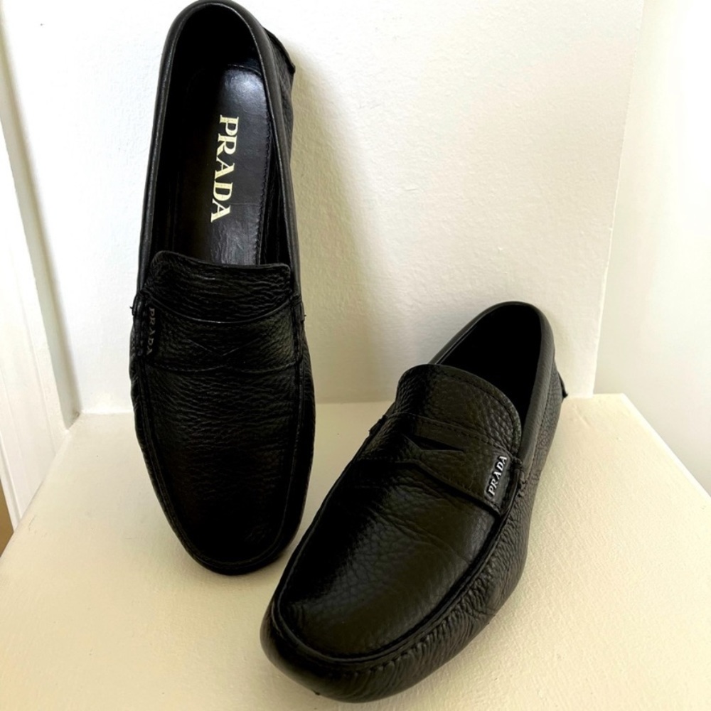 Prada Mens Driving Loafers
